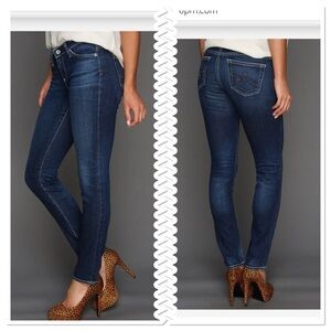 AG The Stilt Dark Wash Denim Jeans